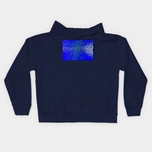 Binary Numbers, Computer Talk, Blue Kids Hoodie